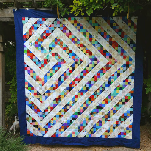 A Quilting Chick: Split Nine Patch Finished!