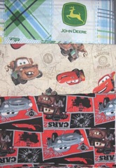 fabric cars and John Deere
