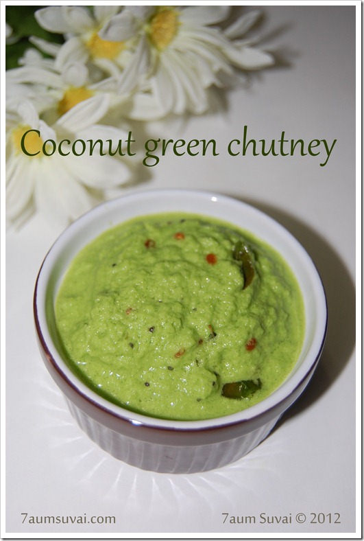 Coconut green chutney