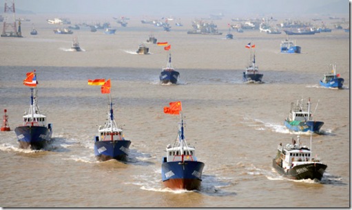 Chinese Fishing boats