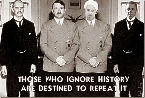 Chamberlain-Hitler & Rouhani-Obama History Repeating