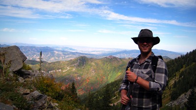Looking North towards Lambs Canyon Gobblers Knob summit north