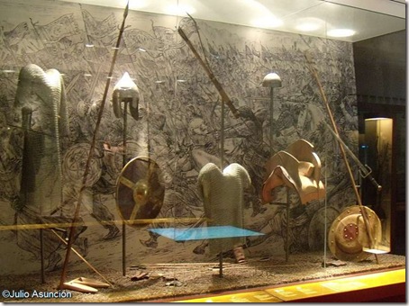 Reproducción de armas utilizadas en La Batalla de Las Navas de Tolosa