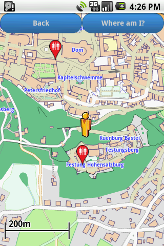 Salzburg Amenities Map free