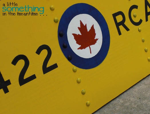 RCAF Sign Finished Angled WM
