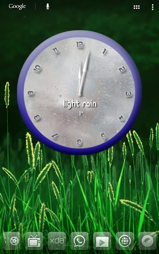 【免費個人化App】Round Weather Clock UCCW Skin-APP點子