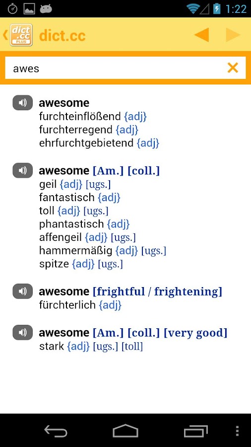dict.cc+ dictionary Android Apps on Google Play