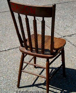 Repurposed chair