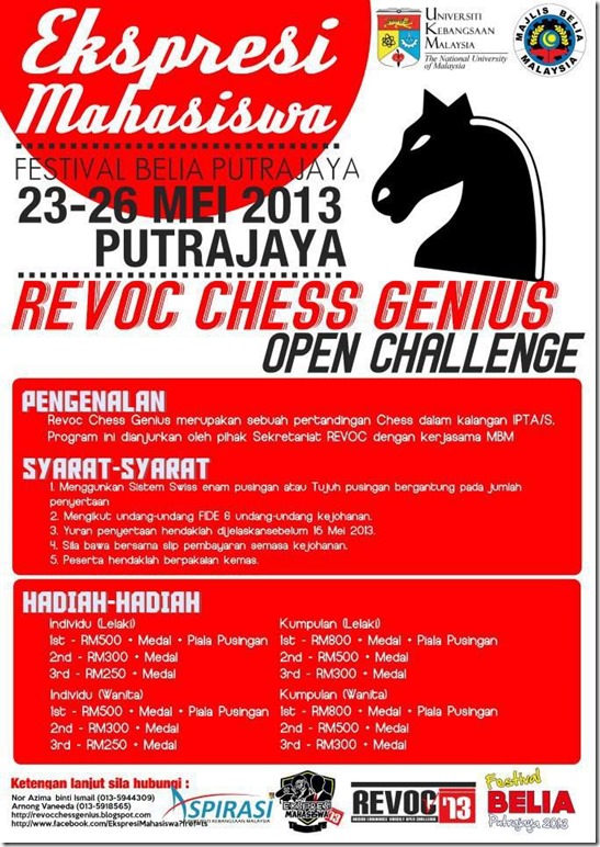 Revoc Chess Putrajaya 2013