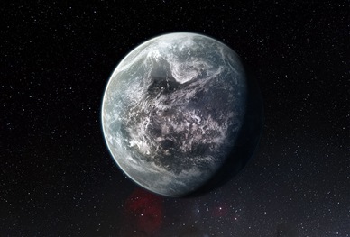 ilustração da super-Terra HD 85512 b