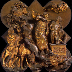 16 - Ghiberti. Sacrificio de Isaac de las puertas del baptisterio Catedral Florencia