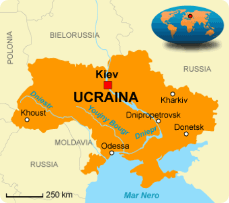 ucraina mappa