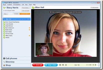 skype live conversation
