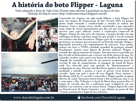 A história do Boto Flipper de Laguna
