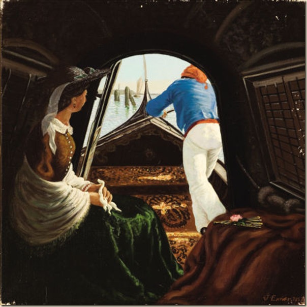 Exner, En gondole 1859