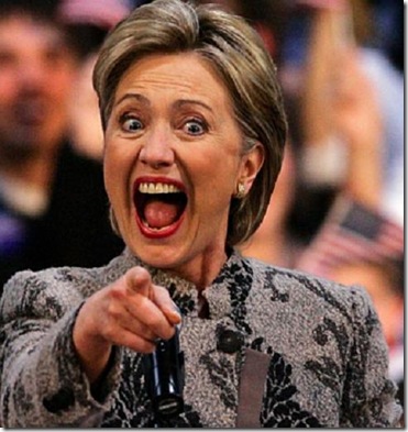 Hillary Clinton hysterical