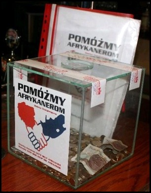 AFRIKANER POOR COLLECTION IN POLISH PUB