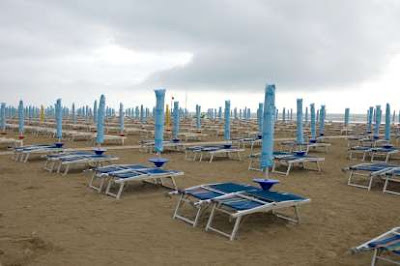 The deserted beach