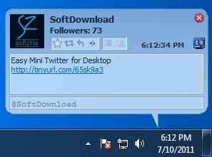 Easy Mini Twitter for Desktop