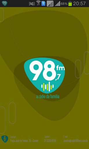 Rádio 98 FM Nova Serra‏na MG