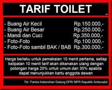 Memang sangat Miris Kalau membaca Berita ini Karena Walau Pendidikan gratis yang diterapka Sekolah Kenakan Tarif Toilet Kepada Murid