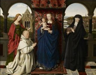 van eyck virgen y niño