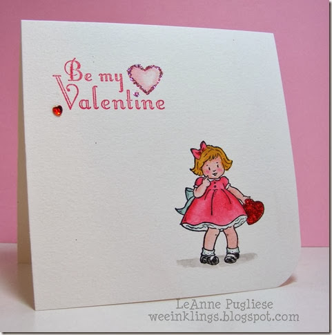 LeAnne Pugliese WeeInklings Greeting Card Kids Valentine Stampin Up