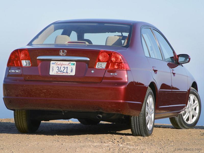 2002 Honda civic sedan specs