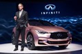 Johan de Nysschen, President of Infiniti Motor Company Ltd.,  unveils new Infiniti Q30 Concept at Frankfurt Motor Show 2013, embargo till 10th september 10:30 CET