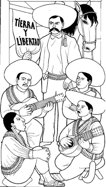 Material Didactico Dibujos Personajes De La Revolucion Mexicana