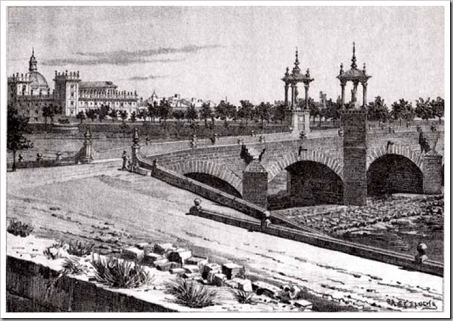 1880 litografia puente del real_antonio castelucho_museo de la ciudad