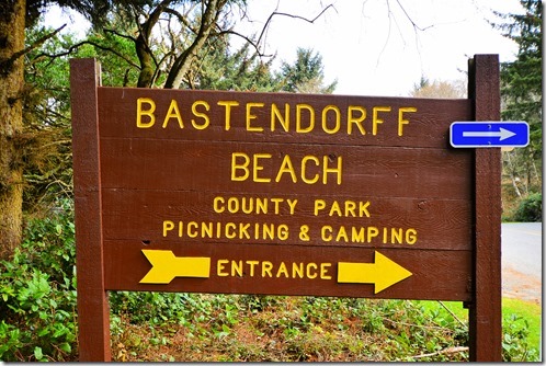 Bastendorff Beach Sign