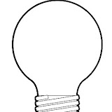 DIBUJOS DE BOMBILLAS PARA COLOREAR