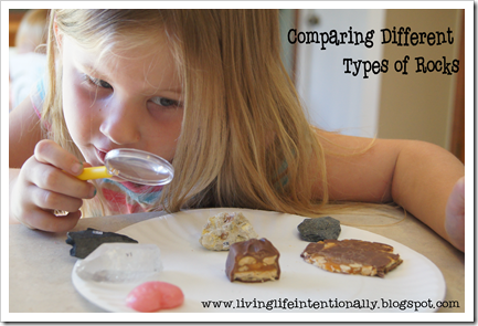 Comparing Different Types of rocks - homeschool science Comparing Different Types of rocks - homeschool science