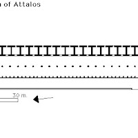 99.- Plano de Stoa de Atalo en Atenas