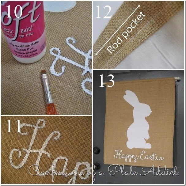 CONFESSIONS OF A PLATE ADDICT Bunny banner tutorial 3