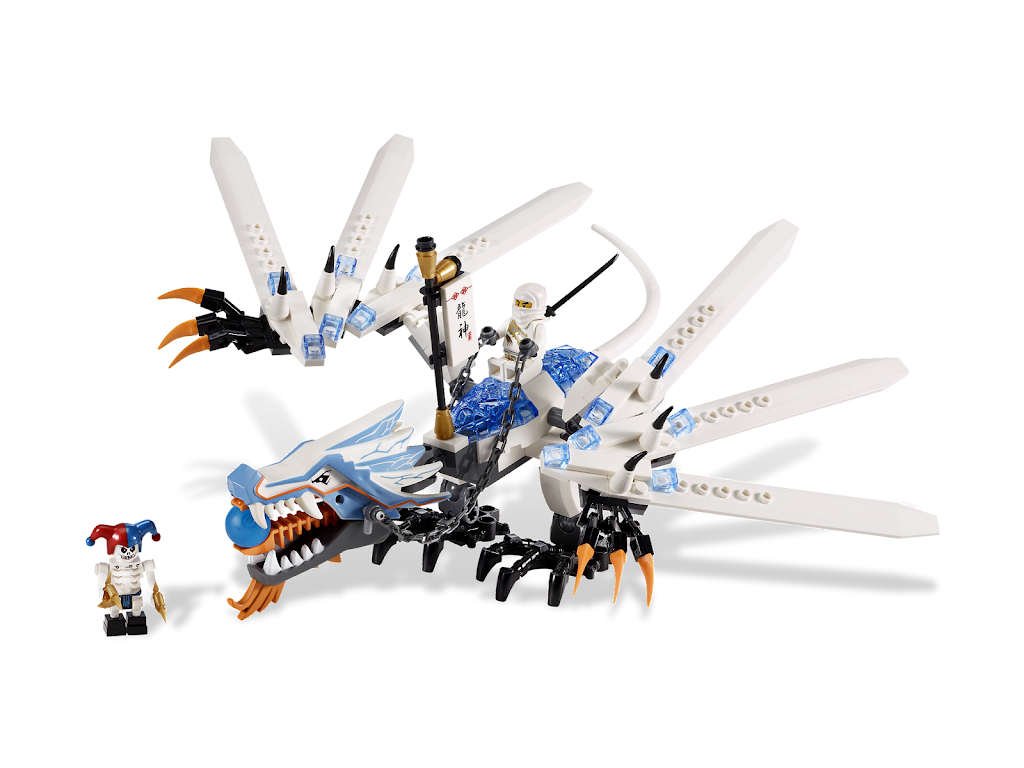 Bricker - Construit par LEGO 2260 L'attaque du dragon de glace (Ice Dragon  Attack)