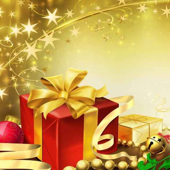 regalos de navidad con estrellas
