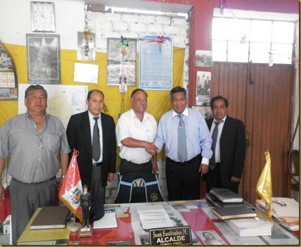 director de la Ugel 15 de Huarochirí visita municipalidad del Centro Poblado Pampa Canto Grande Anexo 22, distrito de San Antonio