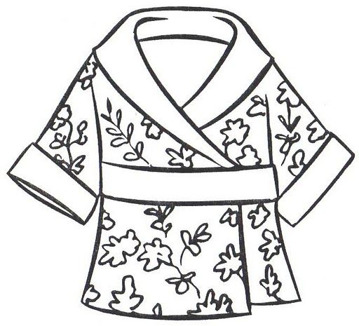 Dibujos Para Colorear Kimonos