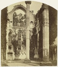 Ruïne van de Lady Chapel bij de Fountains Abbey nabij Ripon