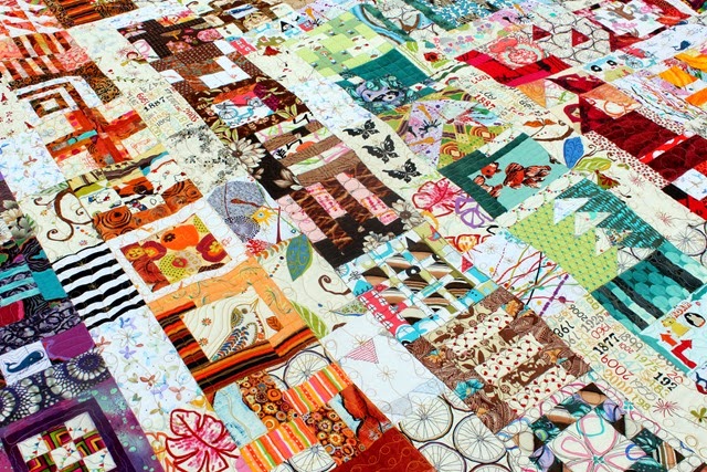 Persimon Dreams: Tula Pink 100 Modern Quilt Blocks Quilt