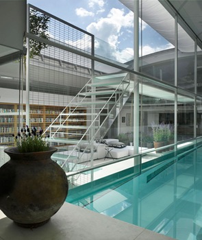 Piscina casa-moderna-Gayton-Road-Richard-Paxton