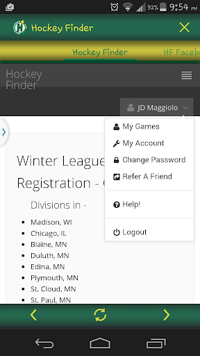 Hockey Finder