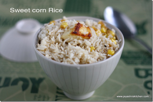 sweet corn rice