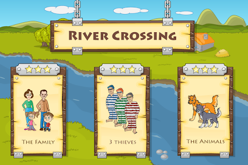 Android application River Crossing : Logic Puzzles screenshort
