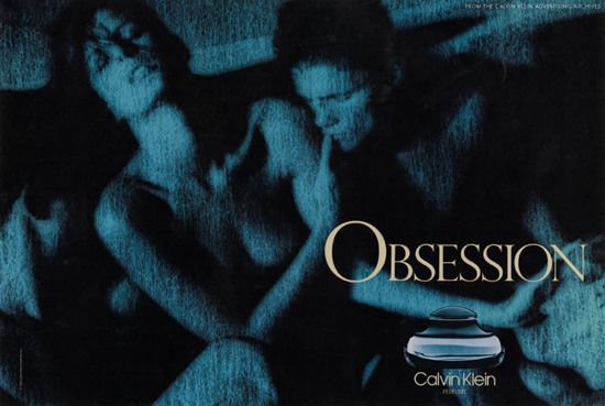 calvin klein obsession 1985 campaign jose borain