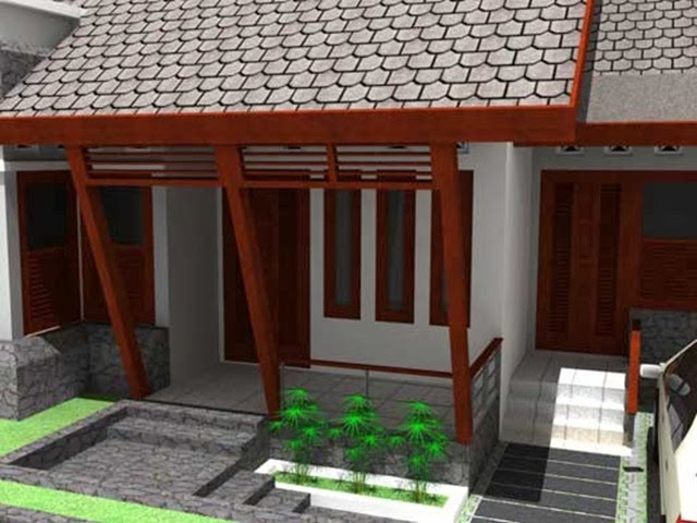 desain teras rumah minimalis type 36