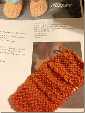 1st knit project