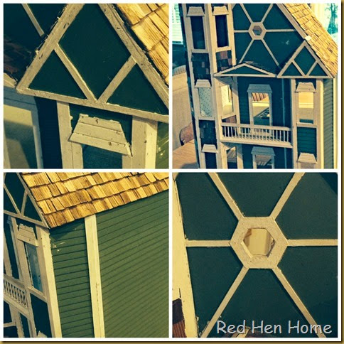 Red Hen Home dollhouse collage
